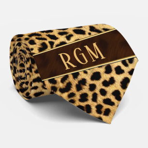Cheetah Print med Monogram Slips