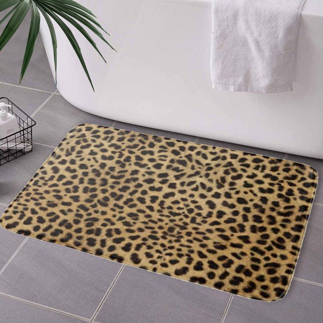 Cheetah Print mönster Badrumsmatta (Cheetah Print Bath Mat by Looly Elzayat
)