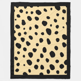 Cheetah Print Mönster Fleece Blanket