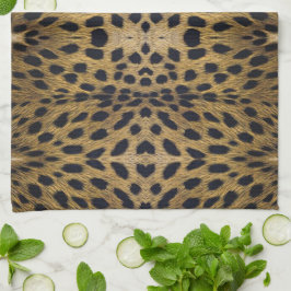 Cheetah Print Mönster Kökshandduk