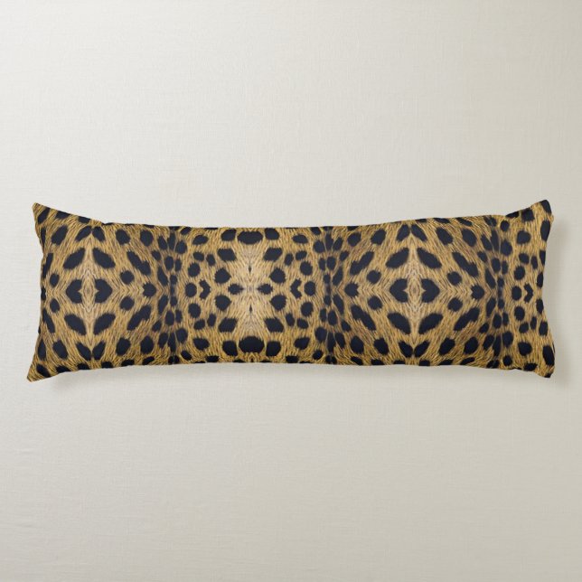 Cheetah Print Mönster Kroppskudde (Framsidan)