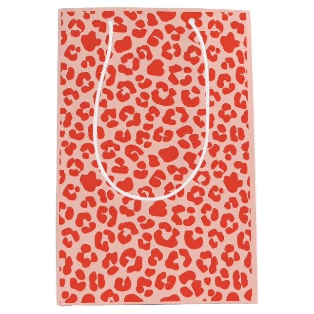 Cheetah Print Mönster Red (Framsidan)
