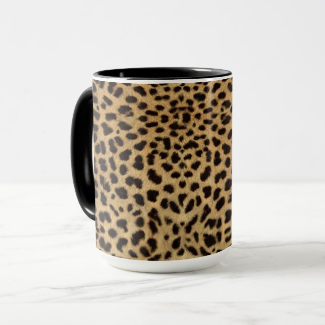 Cheetah Print Mugg (Framsida vänster)