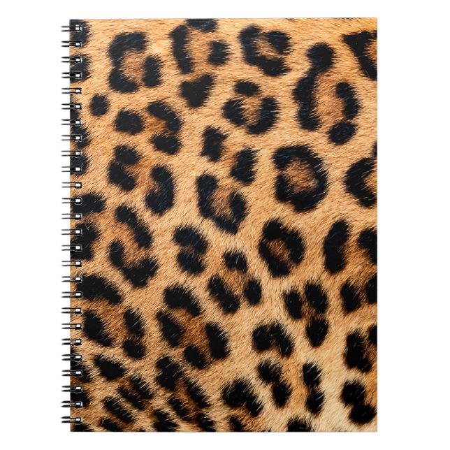 Cheetah print struktur anteckningsbok (Framsidan)