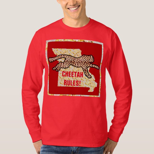 CHEETAH REGLER! T SHIRT (Framsida)