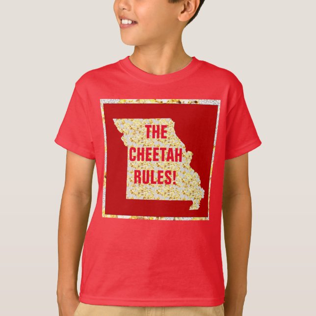 CHEETAH REGLER! T SHIRT (Framsida)