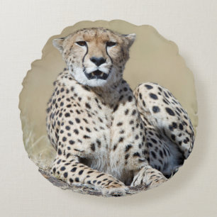 Cheetah Rund Kudde