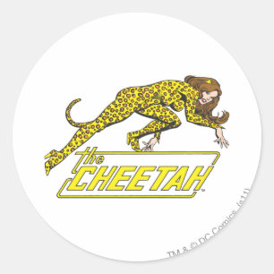 Cheetah Runt Klistermärke