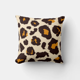 Cheetah Skin, Animal Print Struktur. Kudde