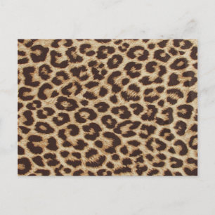 Cheetah Skin Skriv ut Vykort