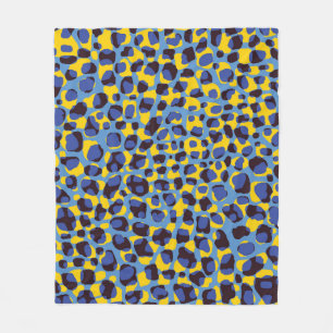 Cheetah skin struktur, sömlös djurskrift. fleecefilt