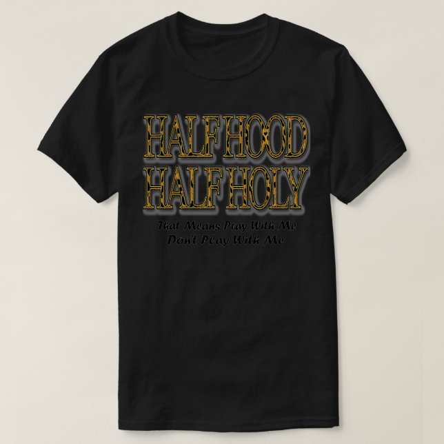Cheetah Skriv ut i halvHuva Heliga T Shirt (Design framsida)
