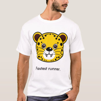 Cheetah: Snabbast runner. Tee Shirt