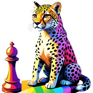 Cheetah Spelande Chess - Fastest Animal on Earth T Shirt