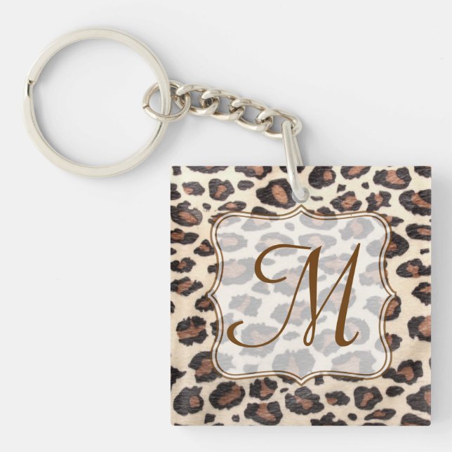 Cheetah Spot Animal Print Vild katt Safar Nyckelri (Framsidan)