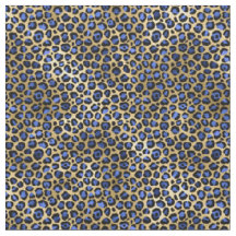 Cheetah Spots Navy och Guld