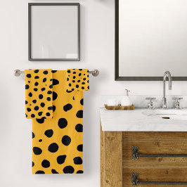 Cheetah Spots Orange Black