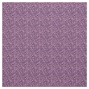 Cheetah Spots Rosa och Lila Tyg