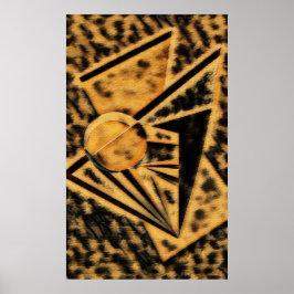 Cheetah Sunriser Poster