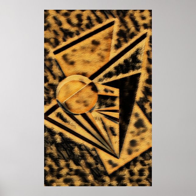 Cheetah Sunriser Poster (Framsidan)