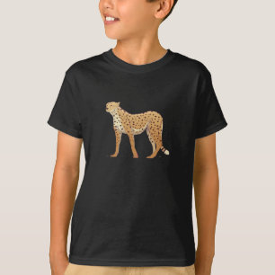 Cheetah Teckning T Shirt