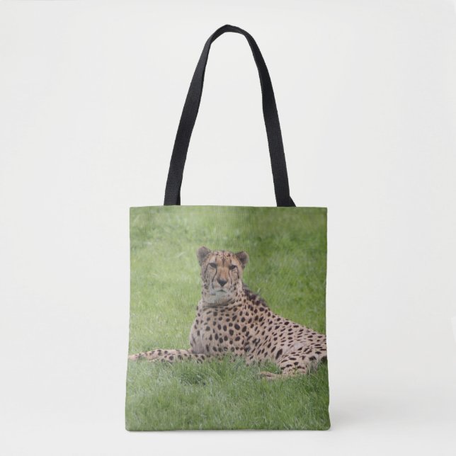 Cheetah Tote Bag Tygkasse (Framsida)