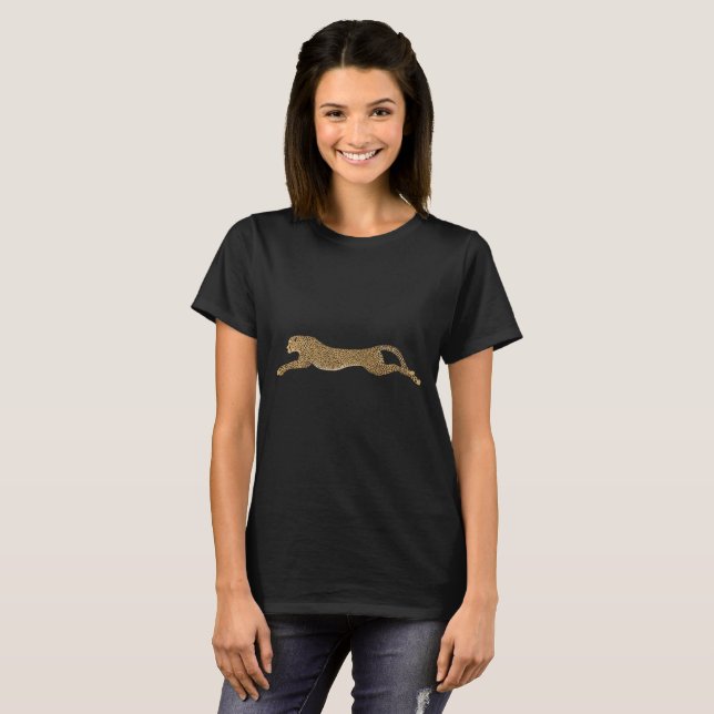 Cheetah Tshirt T-shirt (Hel framsida)