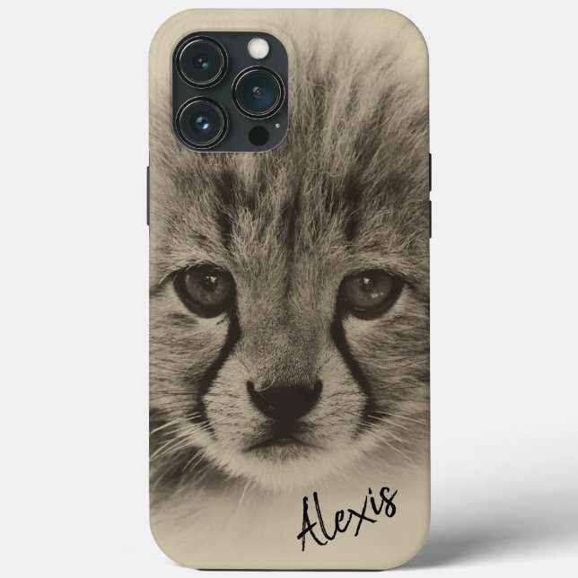 Cheetah Unge Fodral-Mate iphone case (Baksida)