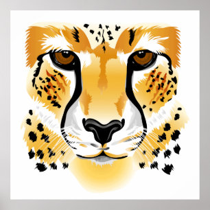 Cheetahaffisch Poster