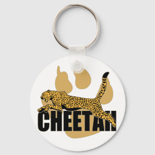 Cheetahen driver nyckelring