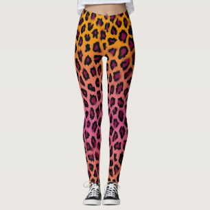 Cheetahen flår leggings