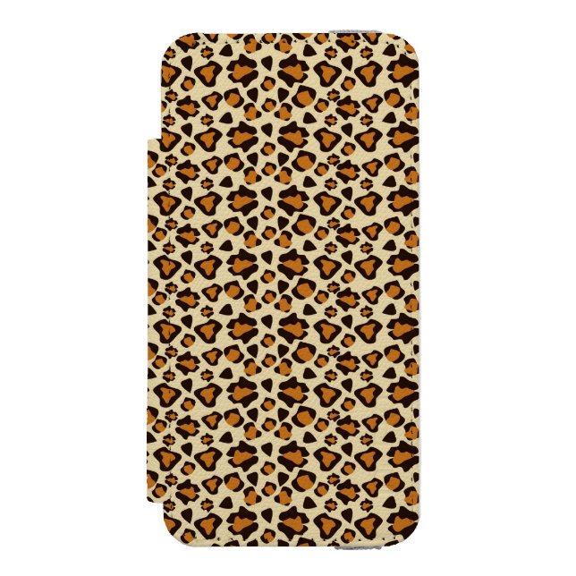 Cheetahen flår mönster incipio iPhone wallet skal (Folio Framsidan)