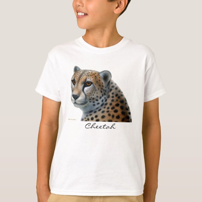 Cheetahen lurar T-tröja T-shirt (Framsida)