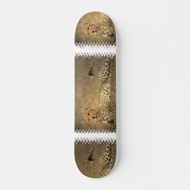 Cheetahen Spots skateboarden Skateboard Bräda 20 Cm (Framsida)
