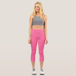 Cheetahh leopard print High Waisted Capris