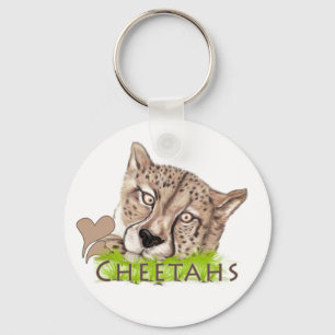 cheetahkeychain nyckelring