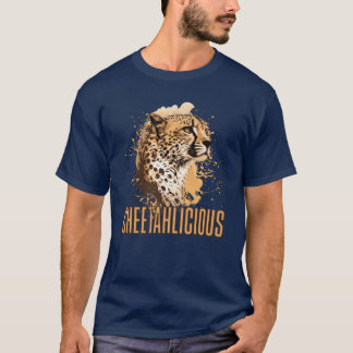 Cheetahlicious gepard djur t shirt