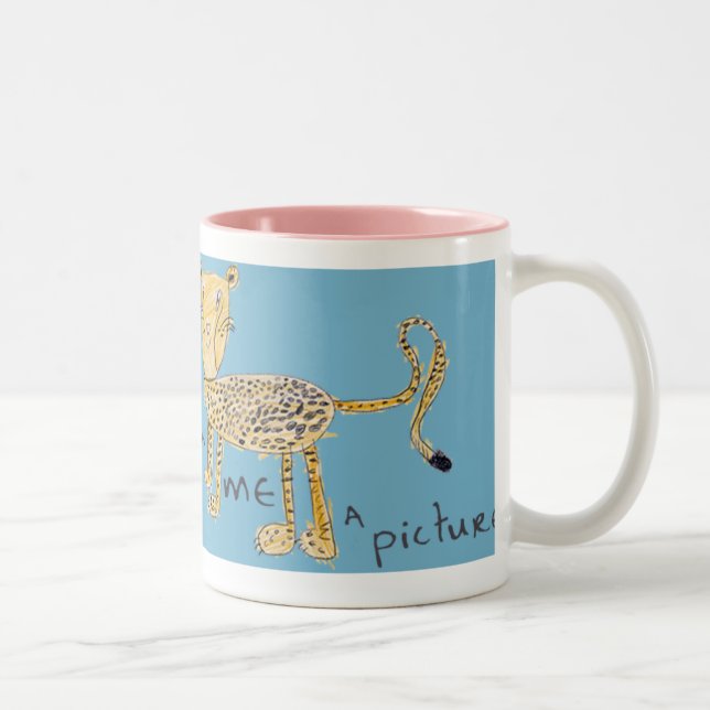 Cheetahmugg Två-Tonad Mugg (Höger)