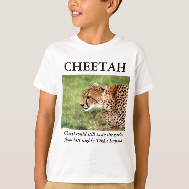 CheetahT-tröja T-shirt (Framsida)