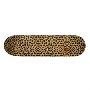 Cheetahtryck Old School Skateboard Bräda 18 Cm