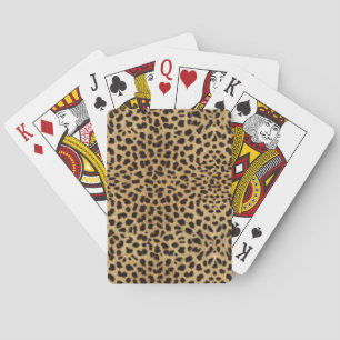 Cheetahtryck Spelkort