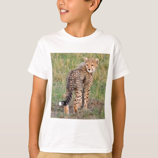 Cheetahungen tittar din Way. T-shirt (Framsida)