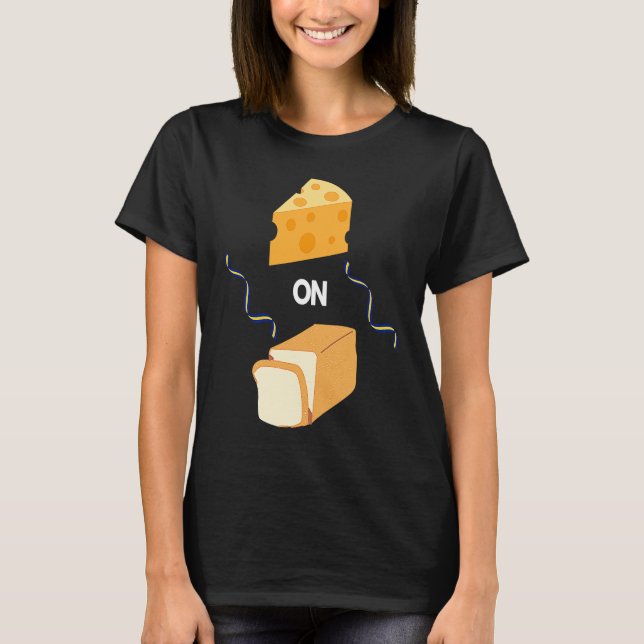 Cheez On Bread Funny Barbados Slang Bajan Pride T Shirt (Framsida)
