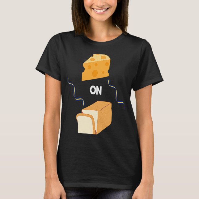 Cheez på Pridet Bread Funny Barbados Slang Bajan T Shirt (Framsida)
