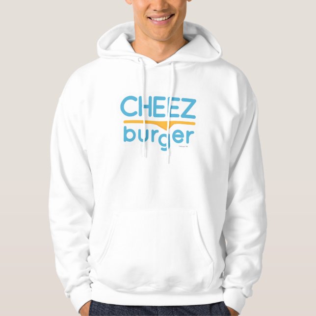 Cheezburger logotyp (färg) hoodie (Framsida)