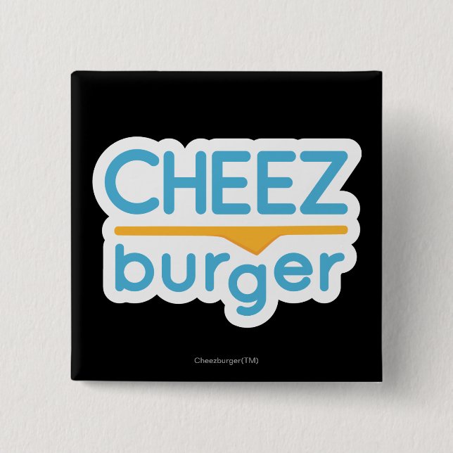 Cheezburger logotyp (färg) knapp (Framsida)