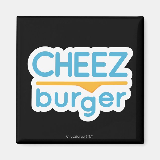 Cheezburger Logotyp (färg) Magnet (Framsidan)