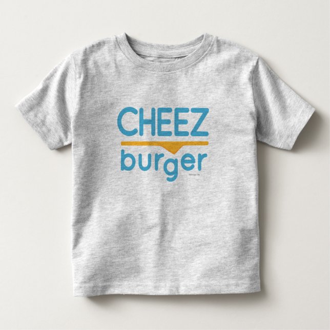 Cheezburger logotyp (färg) t-shirt (Framsida)