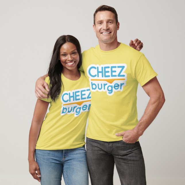 Cheezburger Logotyp (färg) T-shirt (Unisex)