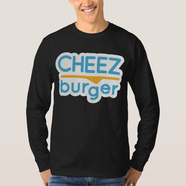 Cheezburger logotyp (färg) t shirt (Framsida)